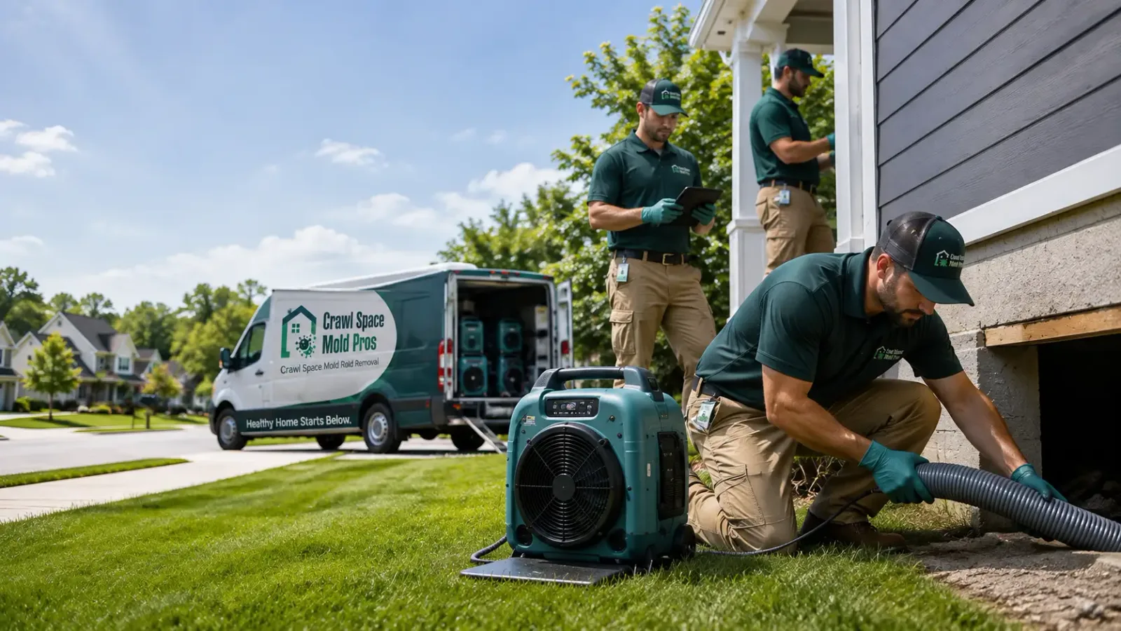 Crawl Space Mold Removal in Bowie, AZ